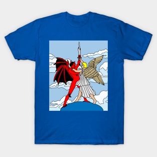 Fight Angel Devil Good Against Evil T-Shirt